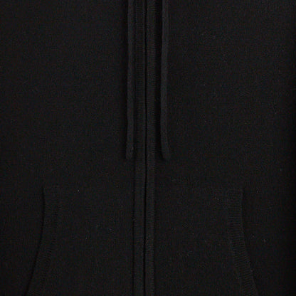 Women's Cashmere Zip Hoodie in Black by JENNIE LIU