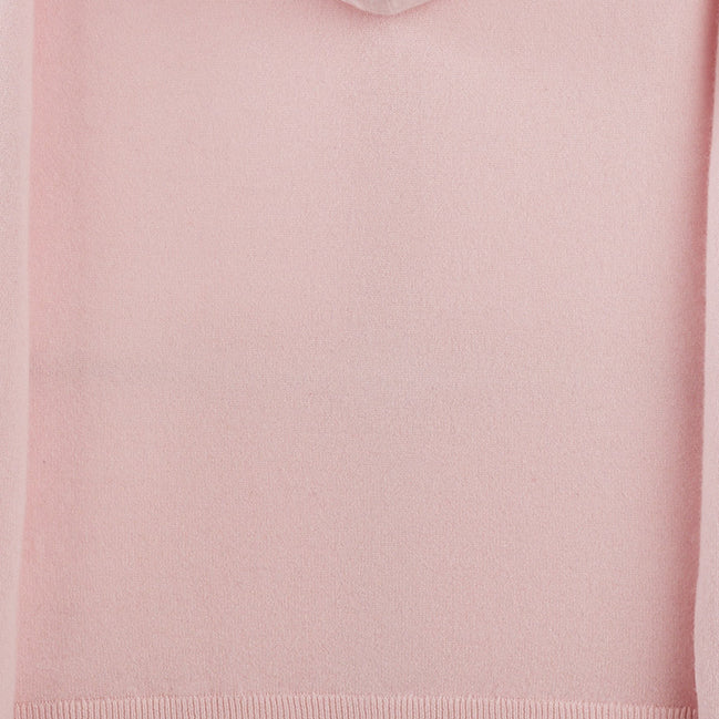 JENNIE LIU Women's 100% Pure Cashmere Long Sleeve Zip Hoodie Cardigan Sweater