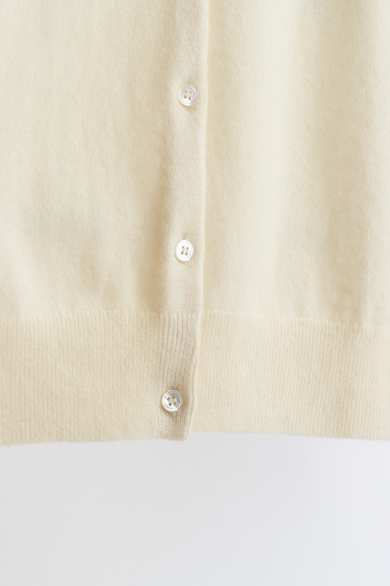 JENNIE LIU Women's 100% Cashmere Button Front Long Sleeve Crewneck Cardigan Sweater