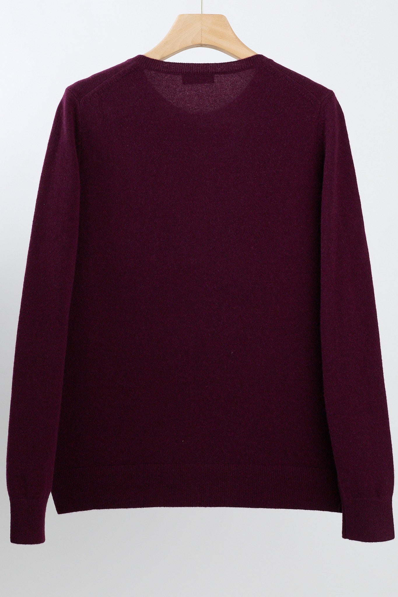 JENNIE LIU Women's 100% Cashmere Button Front Long Sleeve Crewneck Cardigan Sweater