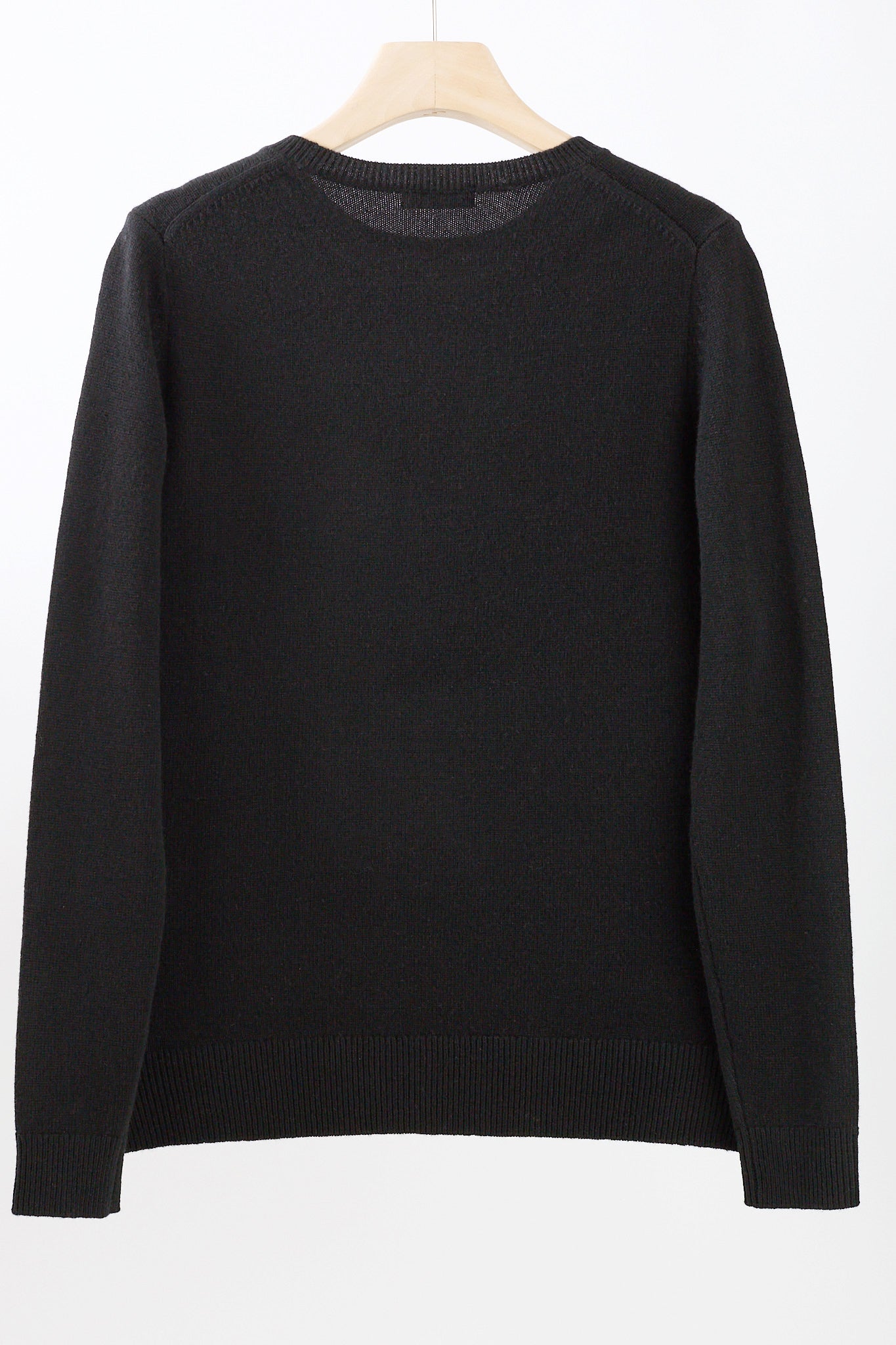 JENNIE LIU 100% Pure Cashmere 4-ply Extra Cozy Long Sleeve Crew Neck Sweater