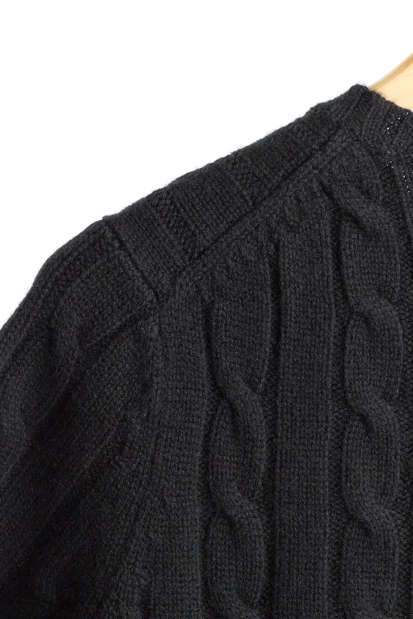 JENNIE LIU Women's 100% Cashmere Cable-knit Long Sleeve Pullover Crew Neck Sweater