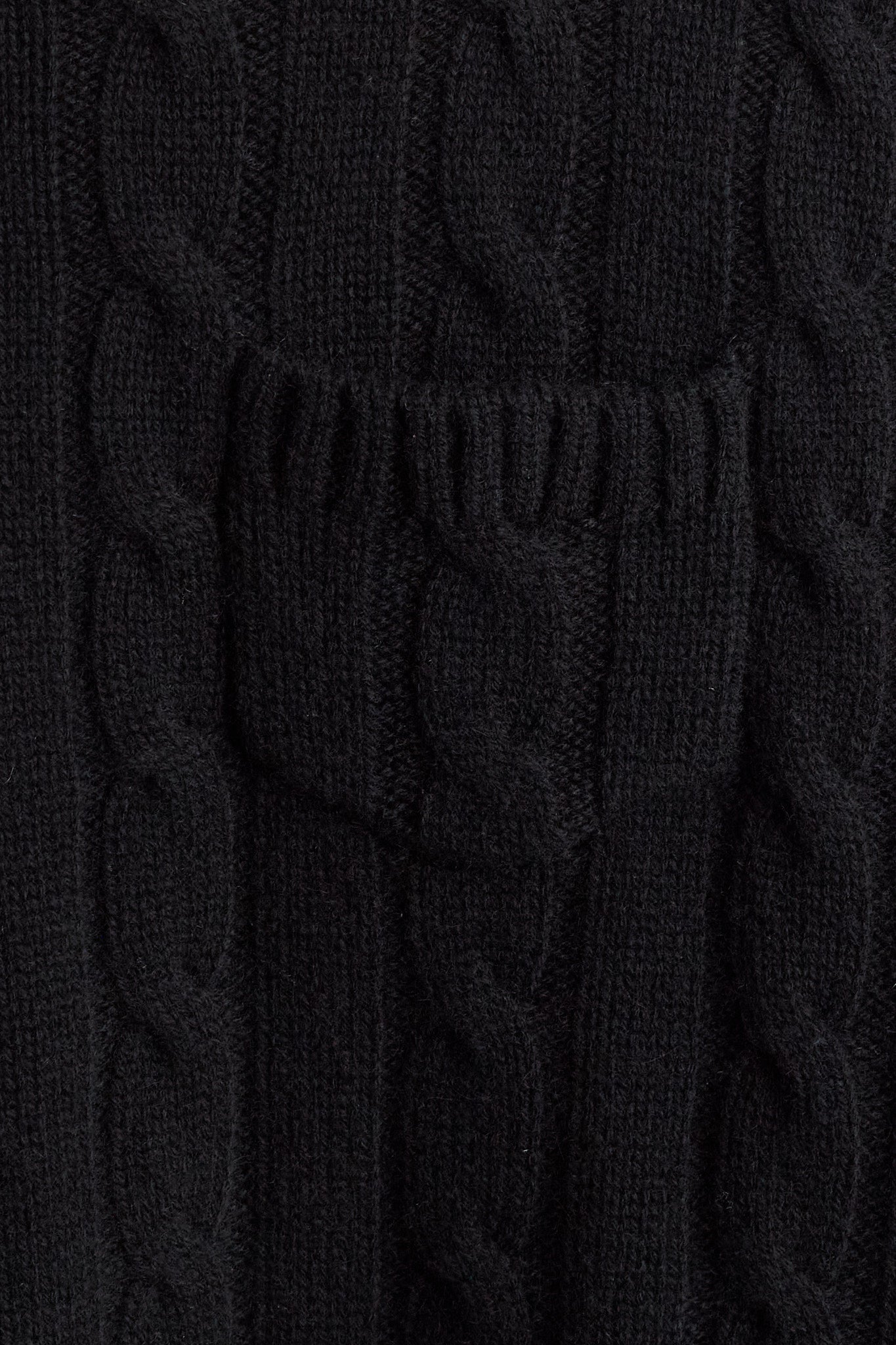 JENNIE LIU Women's 100% Cashmere Cable-knit Long Sleeve Pullover Crew Neck Sweater