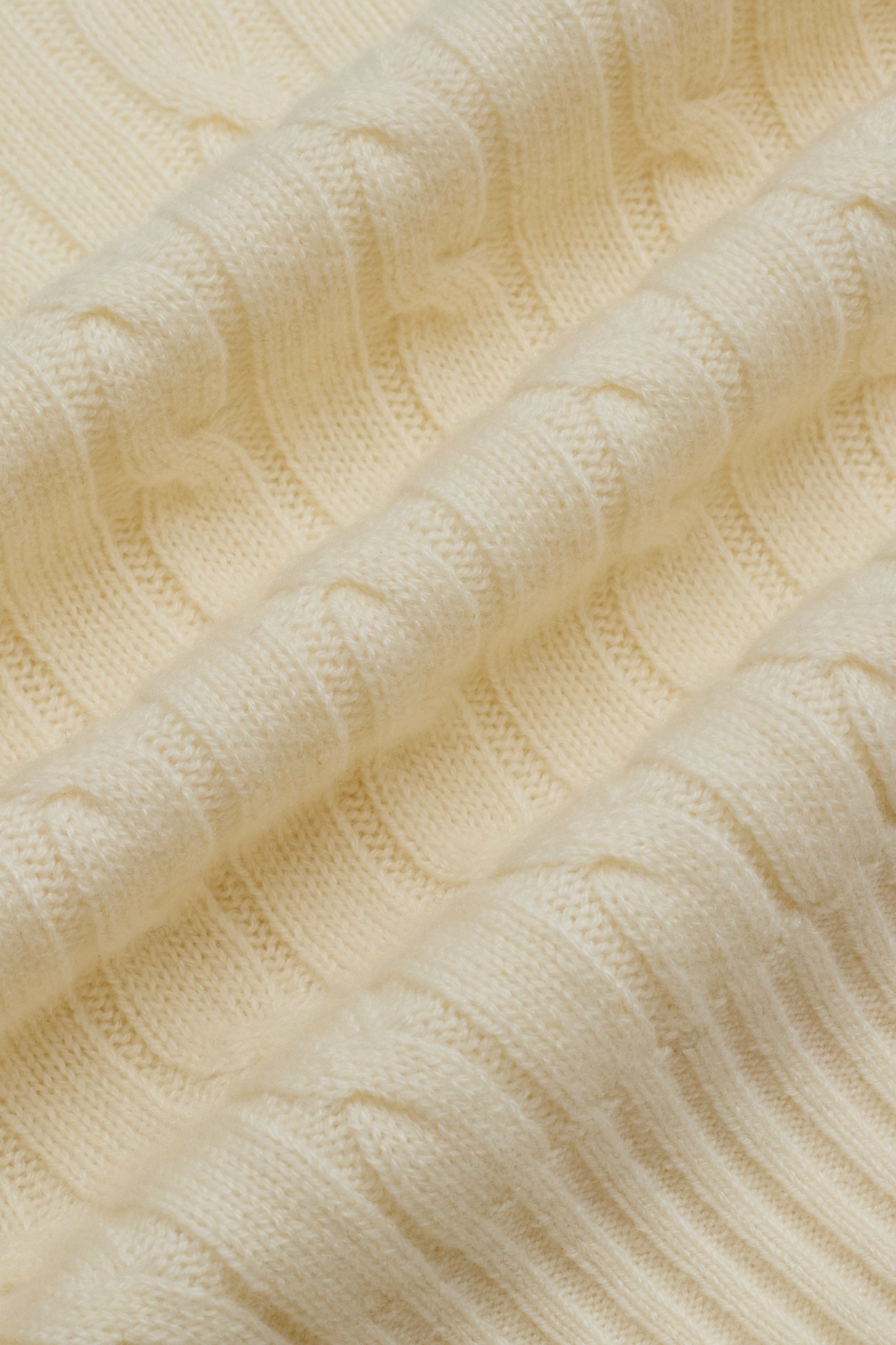 JENNIE LIU Women's 100% Cashmere Cable-knit Long Sleeve Pullover Crew Neck Sweater