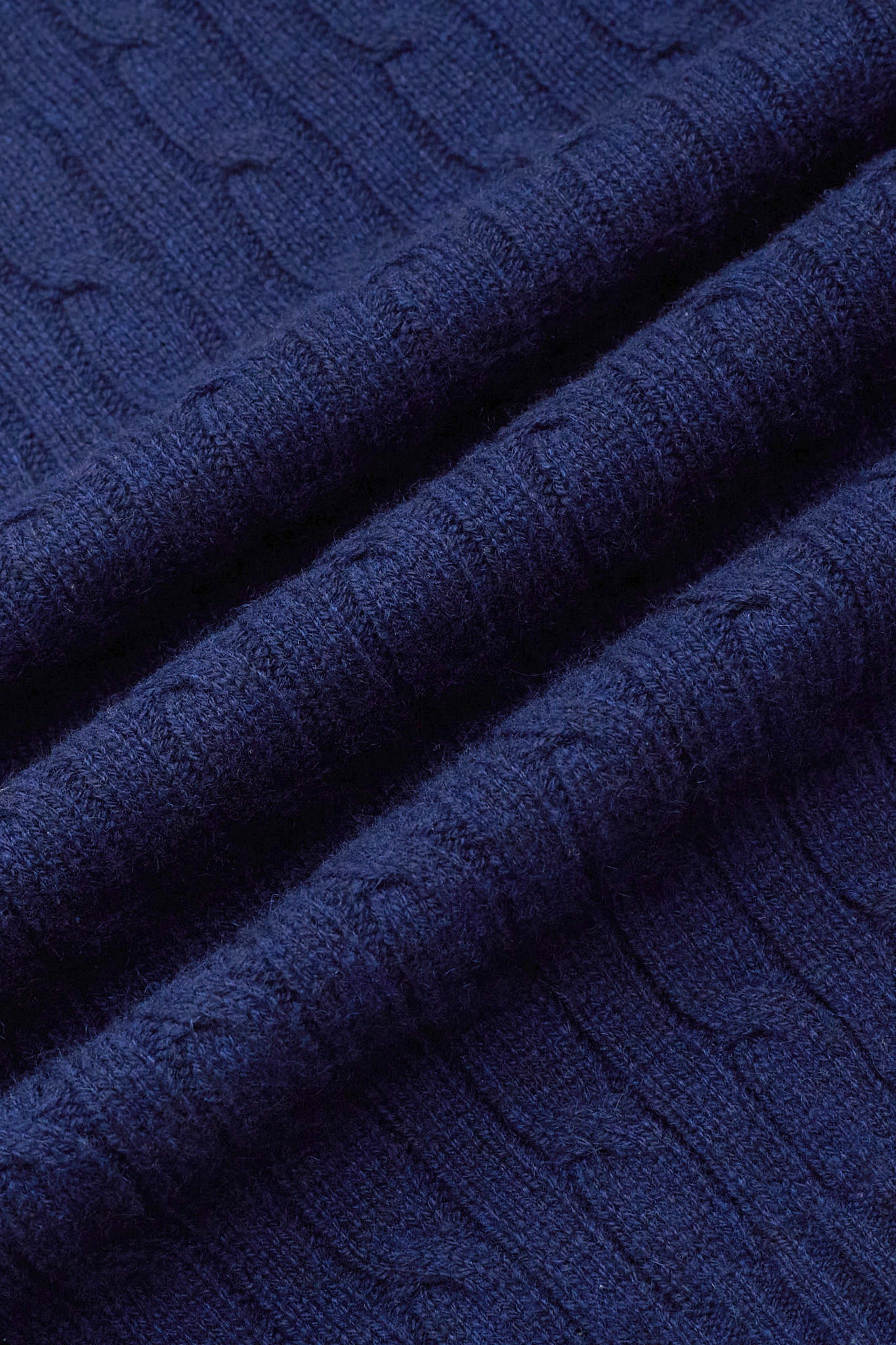 JENNIE LIU Women's 100% Cashmere Cable-knit Long Sleeve Pullover Crew Neck Sweater