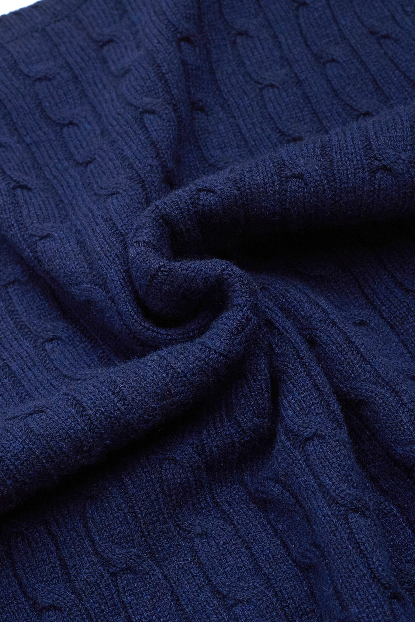 JENNIE LIU Women's 100% Cashmere Cable-knit Long Sleeve Pullover Crew Neck Sweater