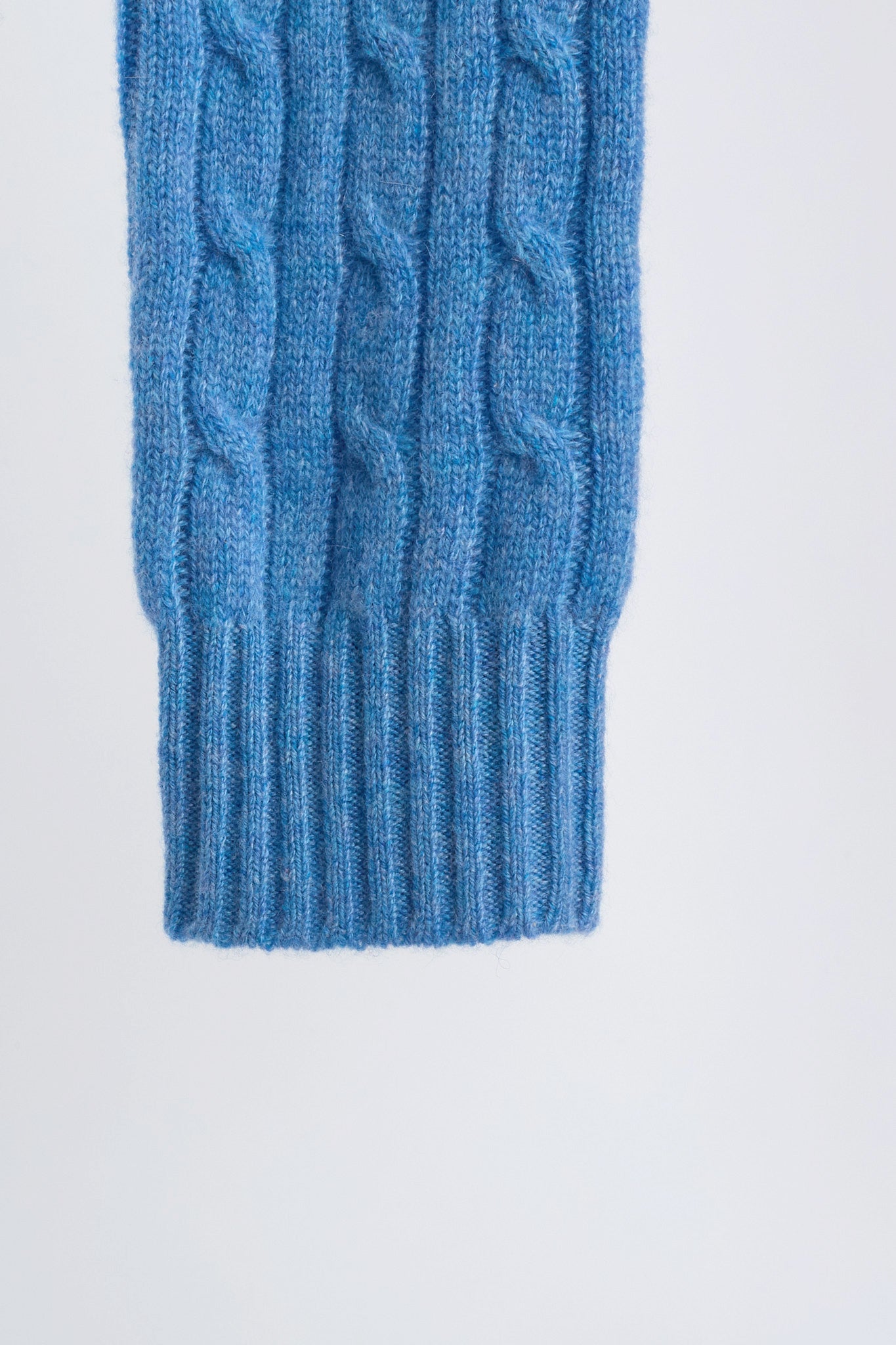 JENNIE LIU Women's 100% Cashmere Cable-knit Long Sleeve Pullover Crew Neck Sweater