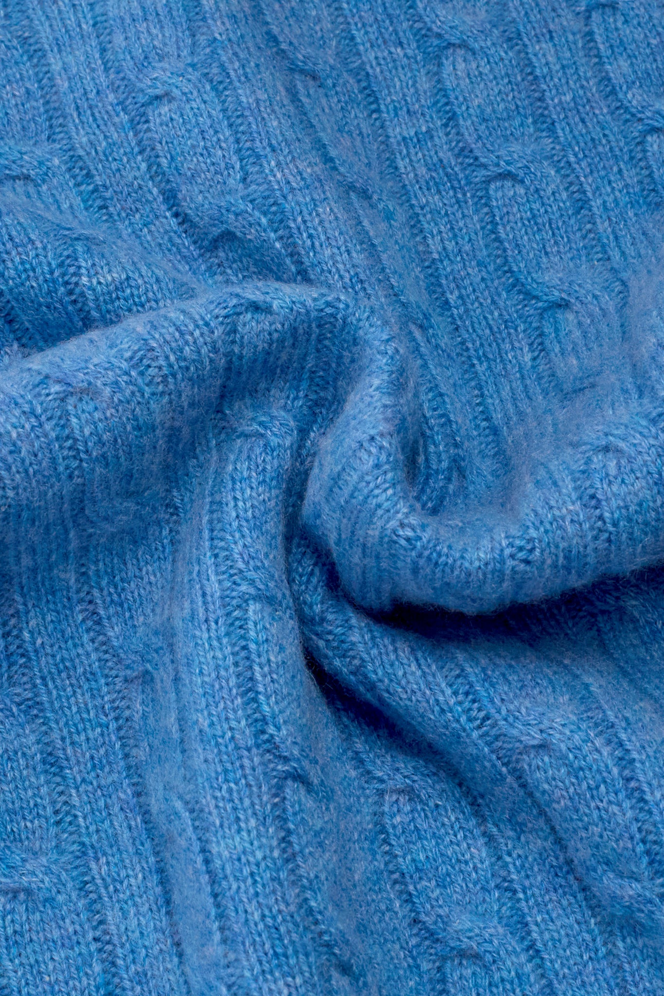 JENNIE LIU Women's 100% Cashmere Cable-knit Long Sleeve Pullover Crew Neck Sweater