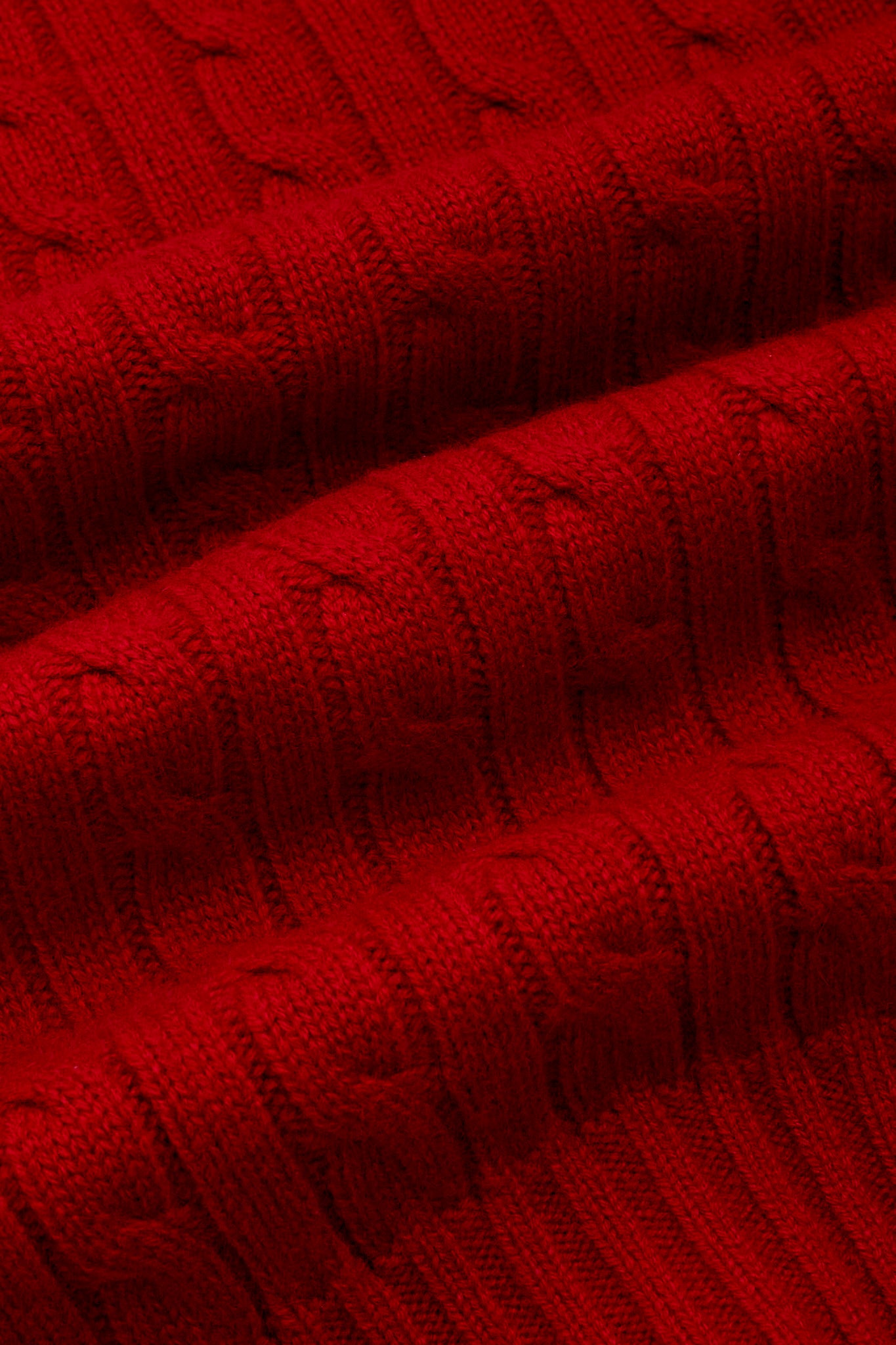 JENNIE LIU Women's 100% Cashmere Cable-knit Long Sleeve Pullover Crew Neck Sweater