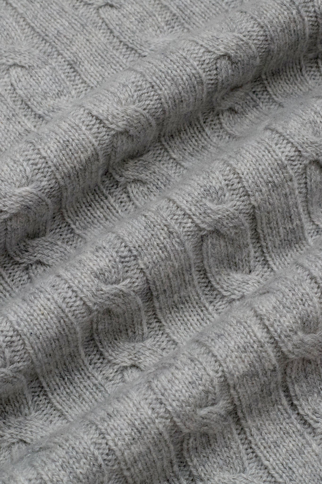 JENNIE LIU Women's 100% Cashmere Cable-knit Long Sleeve Pullover V Neck Sweater