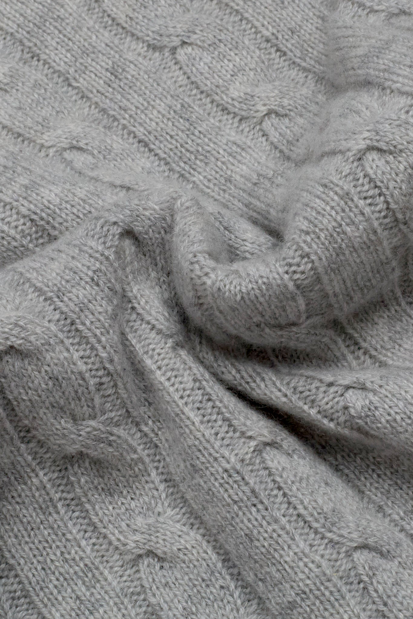 JENNIE LIU Women's 100% Cashmere Cable-knit Long Sleeve Pullover V Neck Sweater