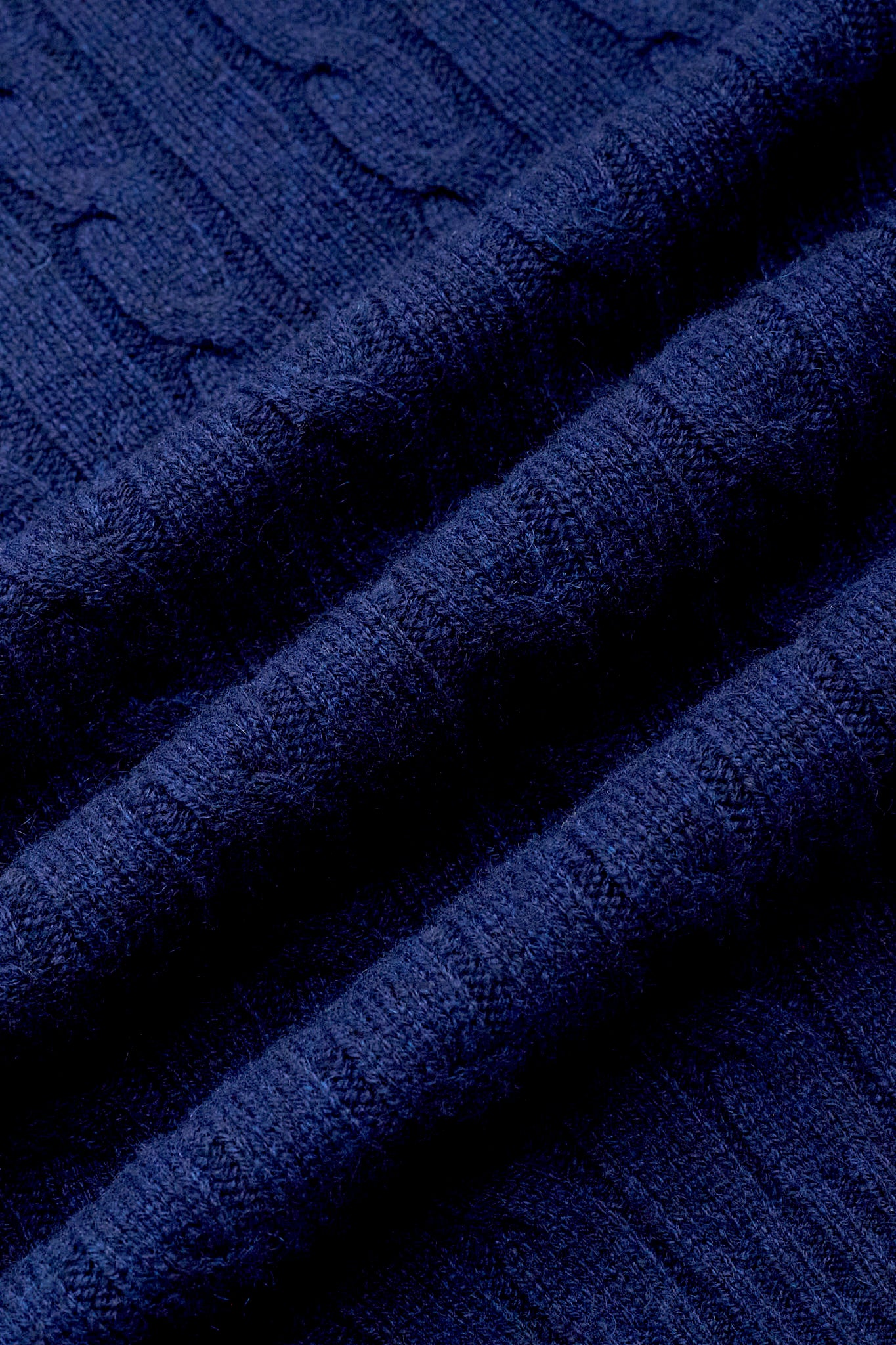 JENNIE LIU Women's 100% Cashmere Cable-knit Long Sleeve Pullover V Neck Sweater