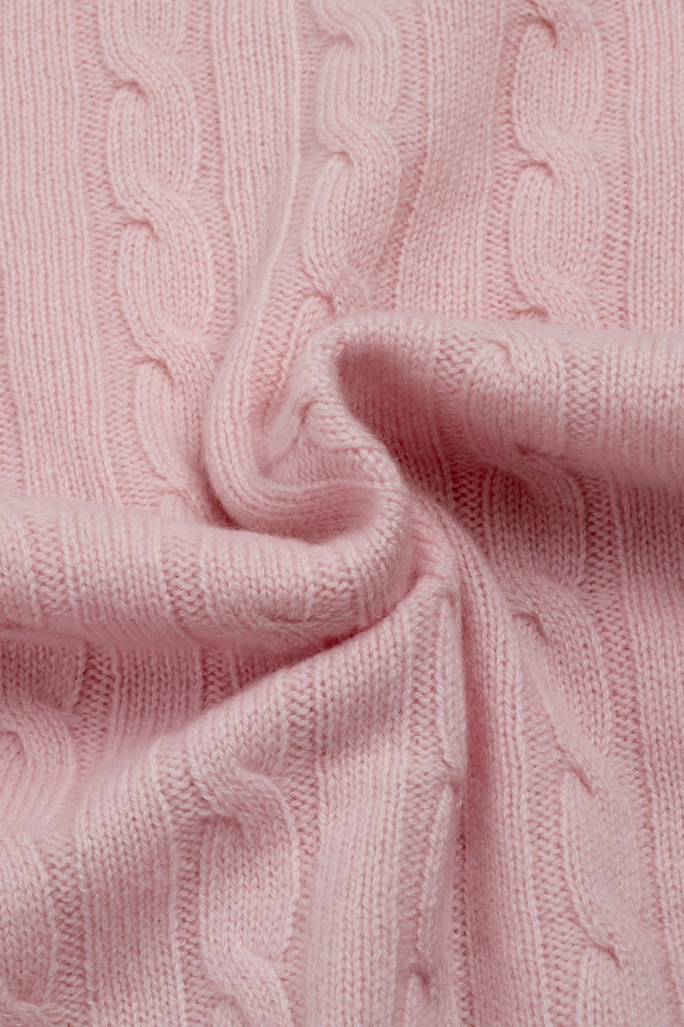 JENNIE LIU Women's 100% Cashmere Cable-knit Long Sleeve Pullover V Neck Sweater