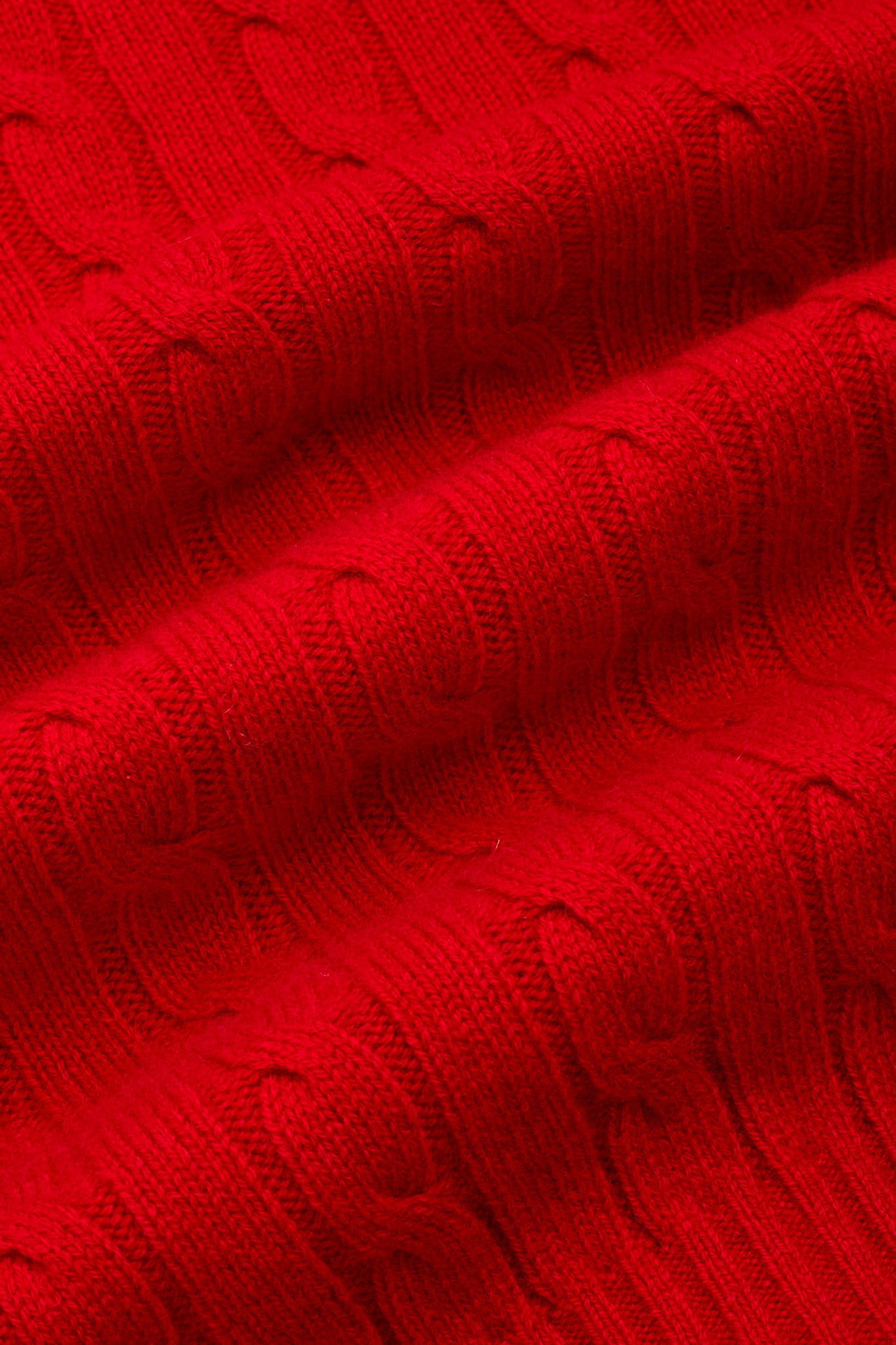 JENNIE LIU Women's 100% Cashmere Cable-knit Long Sleeve Pullover V Neck Sweater