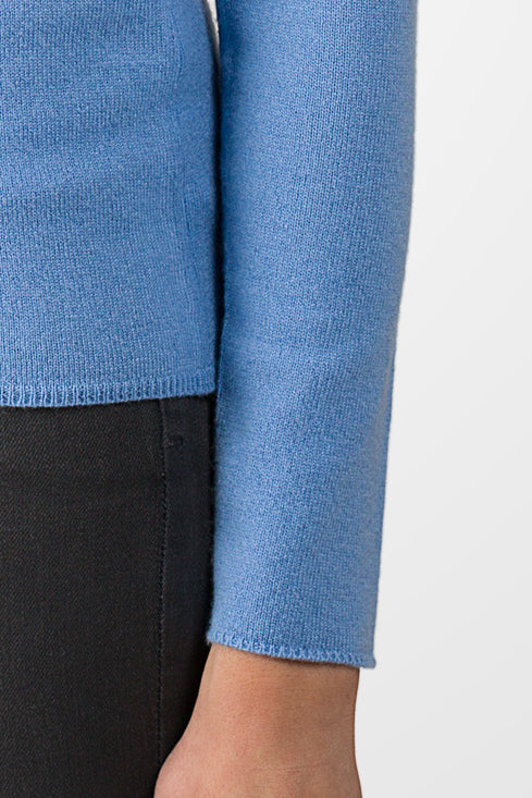 JENNIE LIU Women's 100% Pure Cashmere Long Sleeve Pullover V Neck Sweater