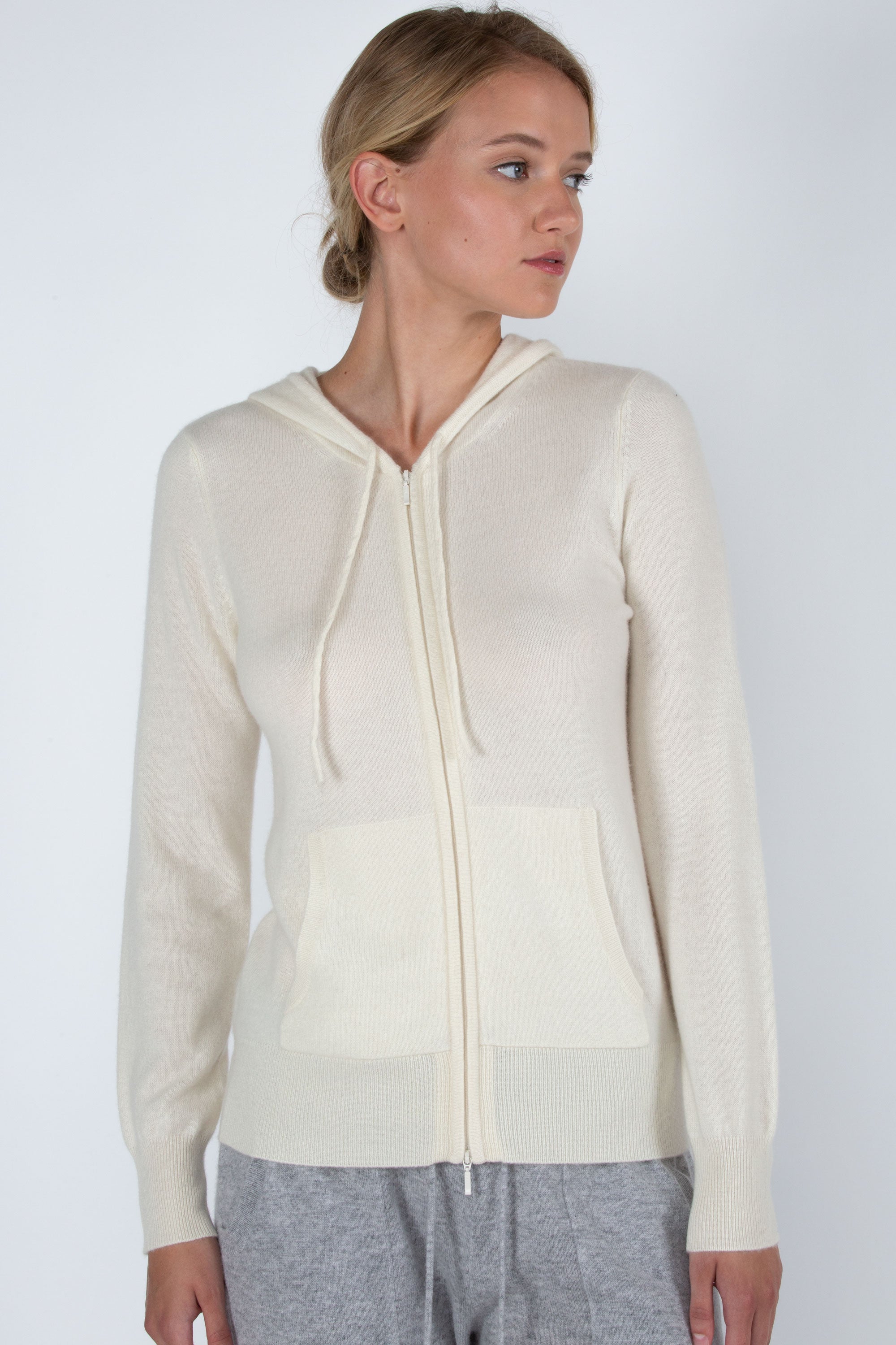 Cream cashmere clearance hoodie