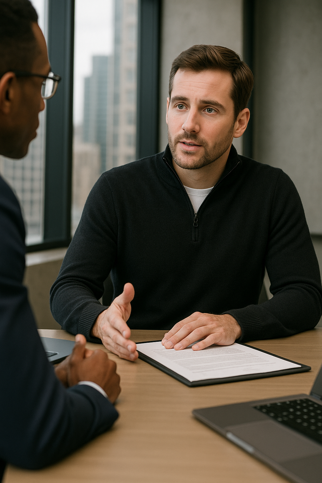 JENNIE LIU Men's 100% Cashmere Quarter Zip Sweater | Ultra-Soft, Breathable Knit for Golf & Cold Weather